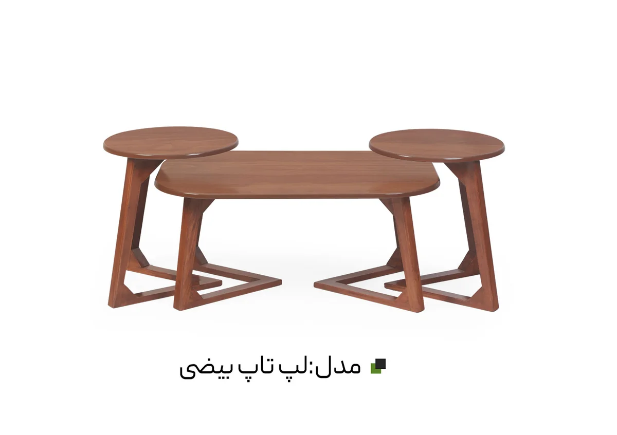 جلومبلی+دو عدد عسلی مدل لپ تاپ بیضی