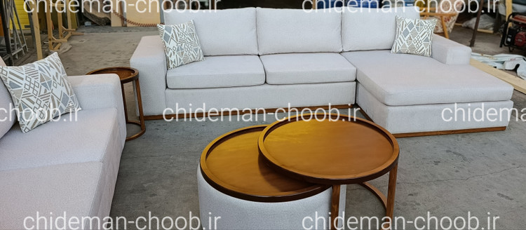 مبل راحتی مدل آمریکایی (ال + کاناپه + تک )