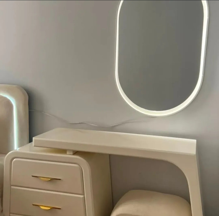 سرویس خواب پینترستی ( تخت + پاتختی + میزآرایش )